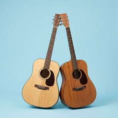 Deux guitares côte à côte