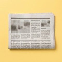 Un journal plié